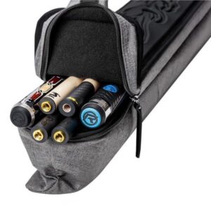 PREDATOR “METRO” GREY HARD CUE CASE – 2 BUTTS/4 SHAFTS